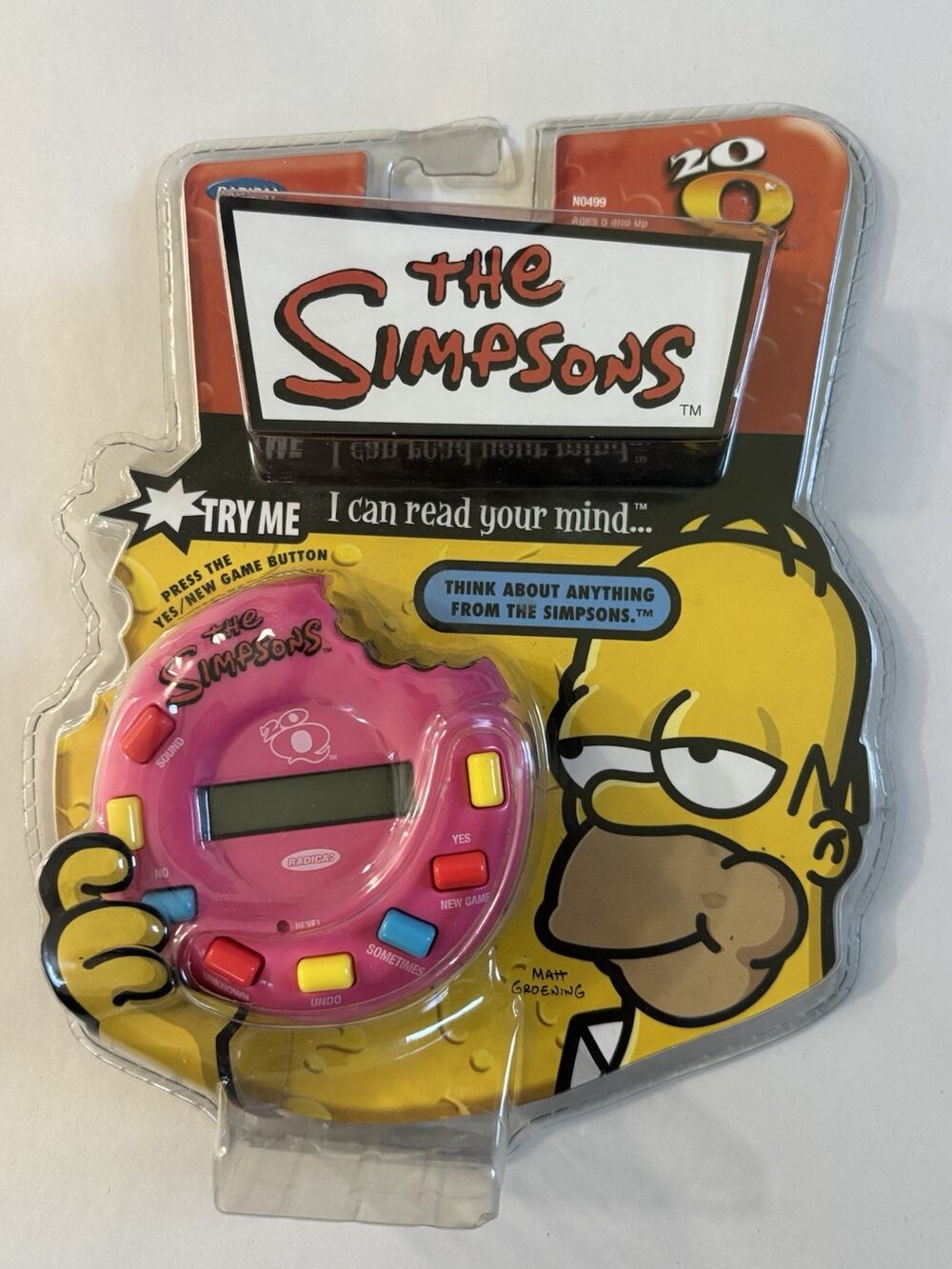 The Simpsons 20 Questions Electronic Game Hand Held New Sealed 2008 NEW